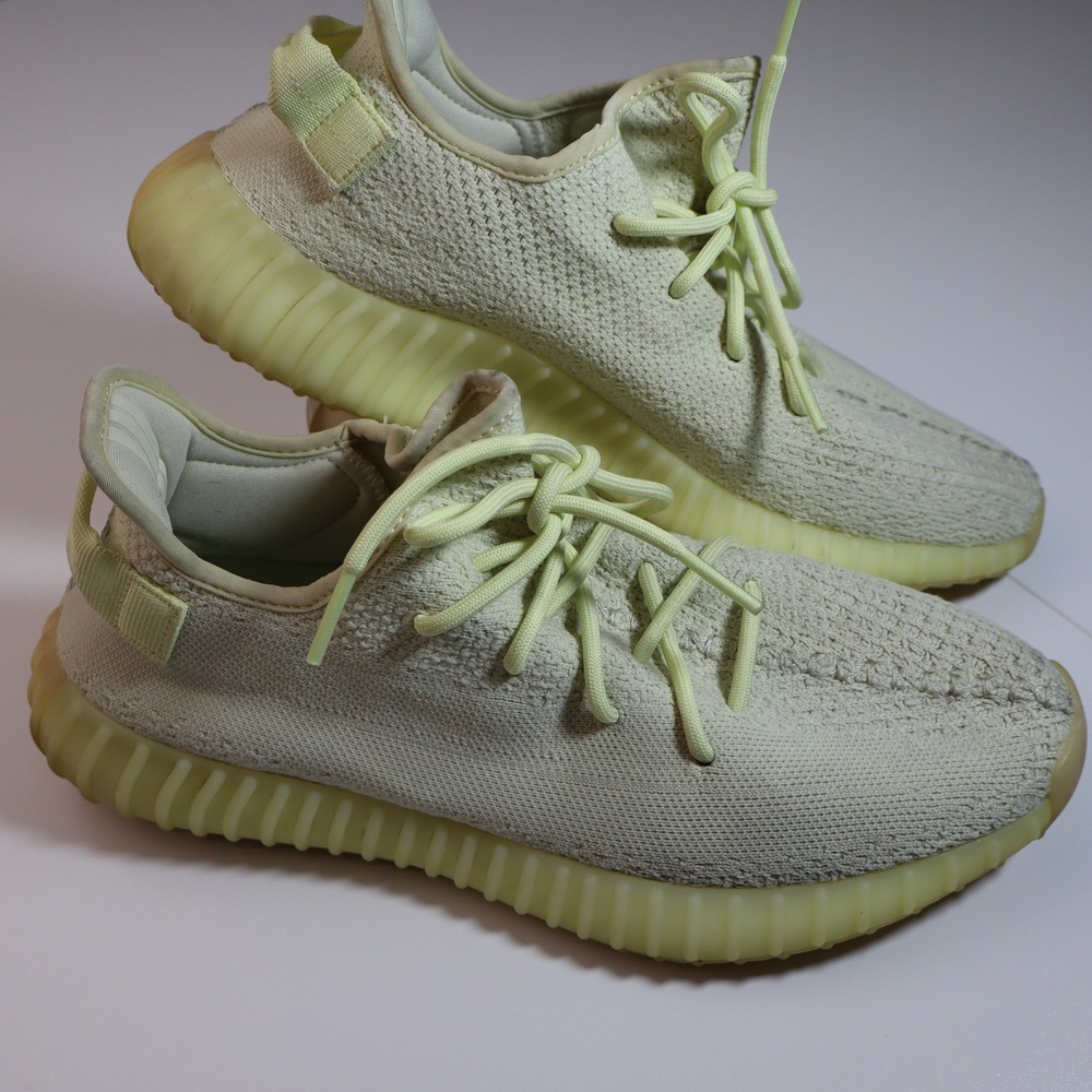 Adidas Yeezy Boost 350 V2 Mens 10.5 Butter F36980 Primeknit Sneakers